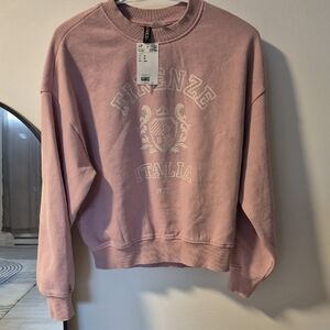 Divided Pink Crew Neck Sweater